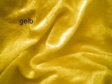 Pannesamt gelb Meterware